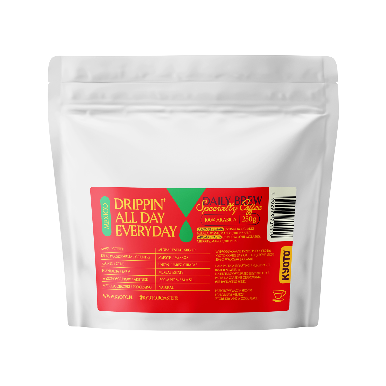 KYOTO - Mexico Drippin All Day Washed Filter 250 g