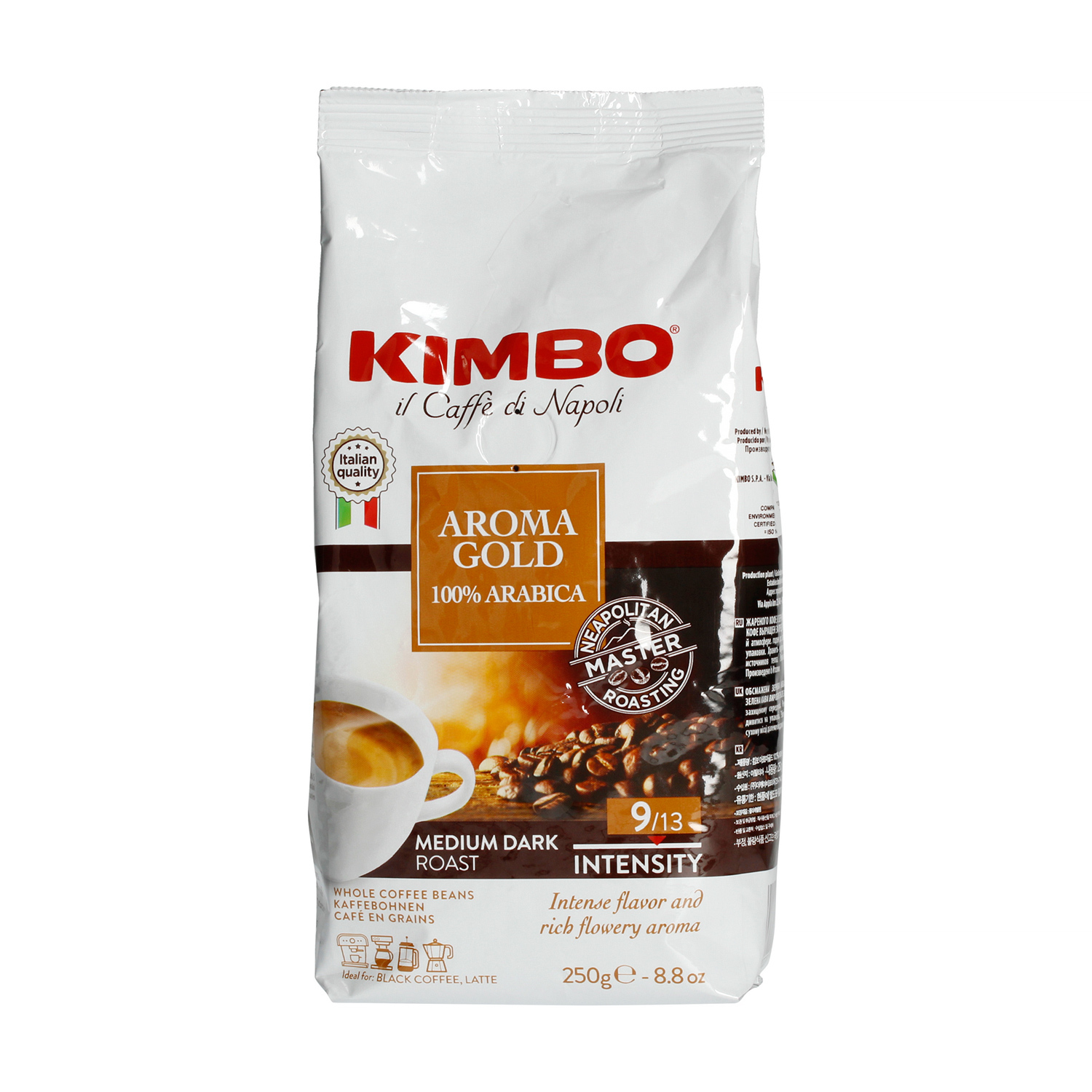 Kimbo Aroma Gold - Coffee Beans 250g