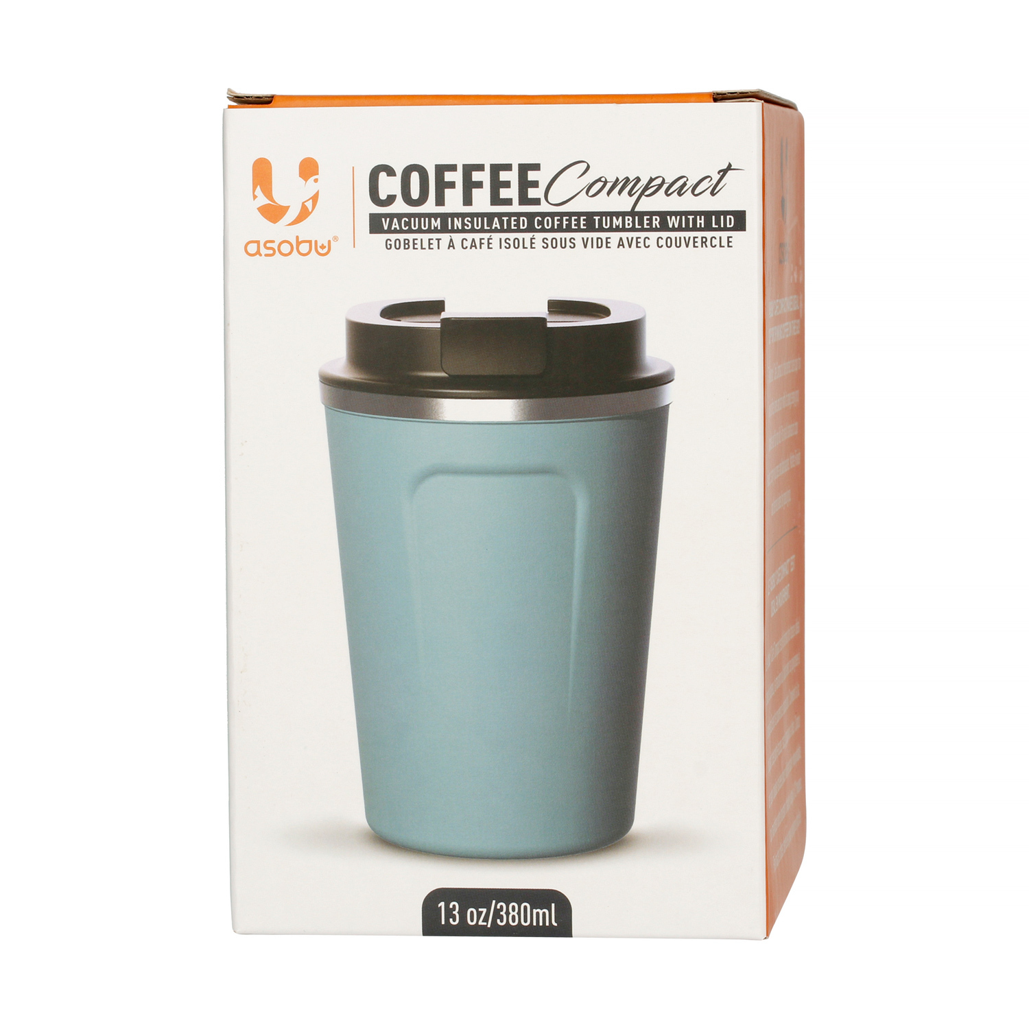 Asobu - Cafe Compact Blue - 380 ml Travel Mug