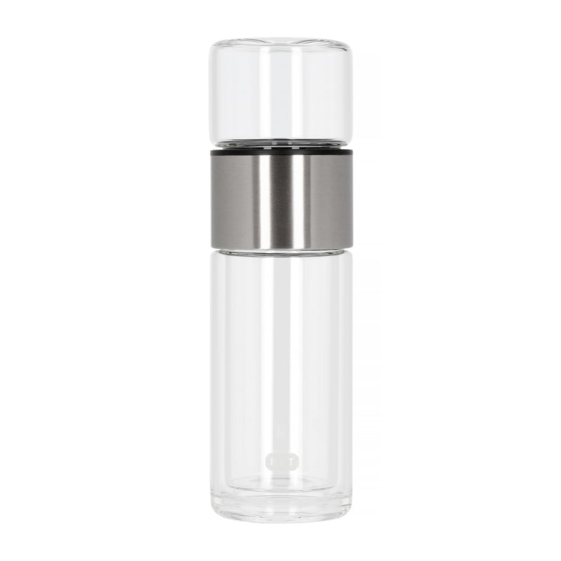 Paper & Tea - Nomad Bottle with Strainer - Clear