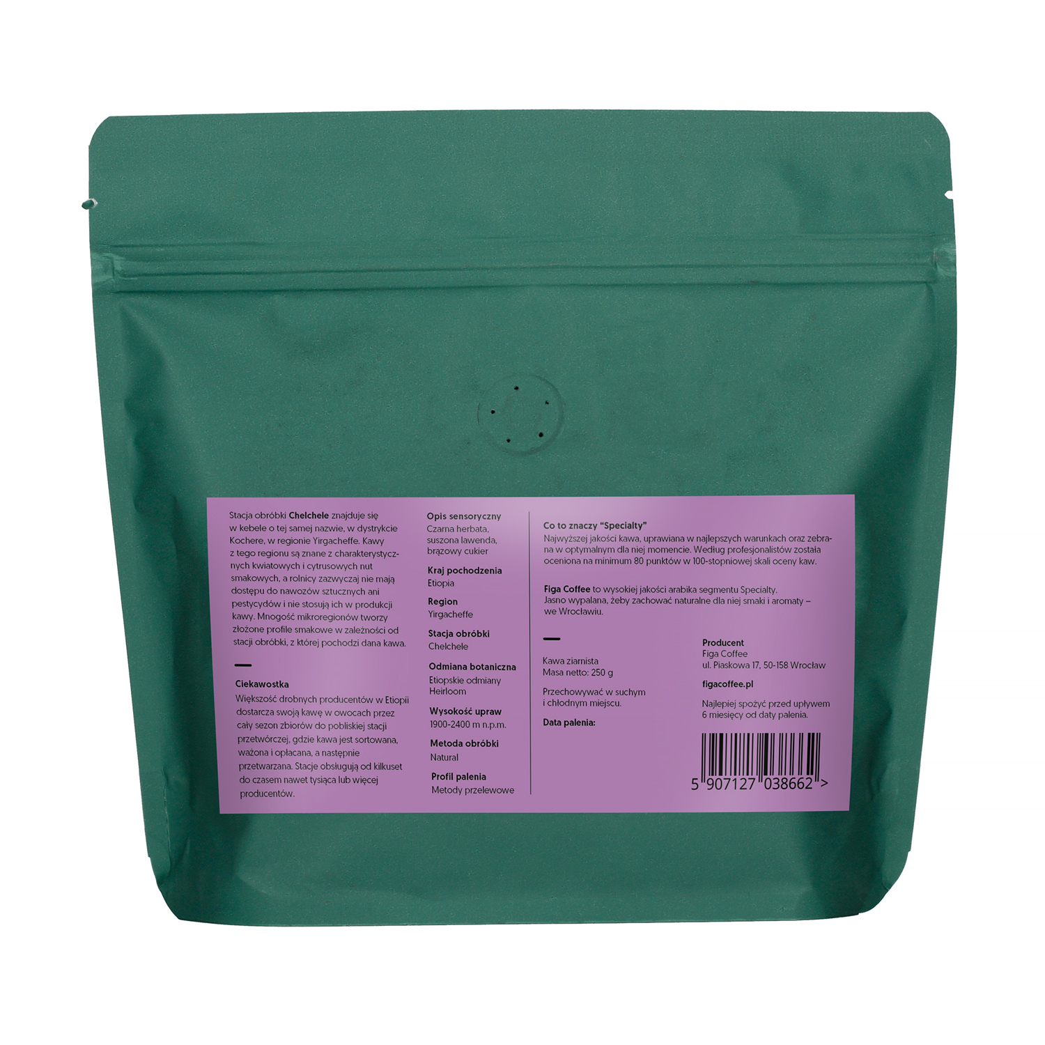 Figa Coffee - Ethiopia Chelchele Natural Filter 250 g