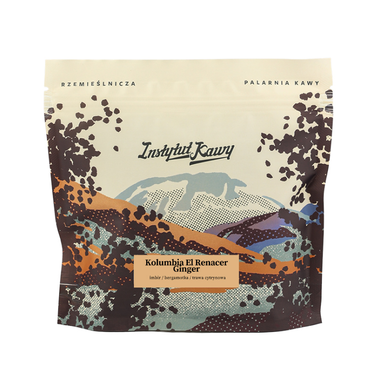 Instytut Kawy - kawa ziarnista Kolumbia El Renacer Ginger Co-Ferment Filter 250 g