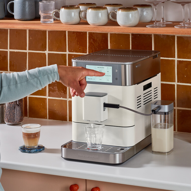 KitchenAid - Automatic Espresso Machine KF8 porcelain white