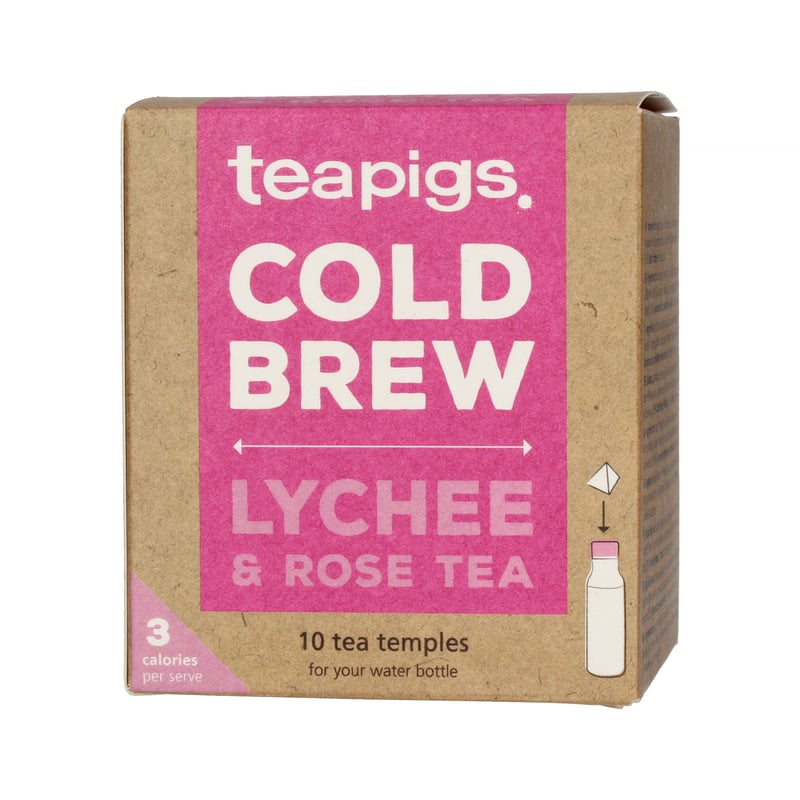 teapigs Lychee & Rose - Cold Brew 10 Tea Bags