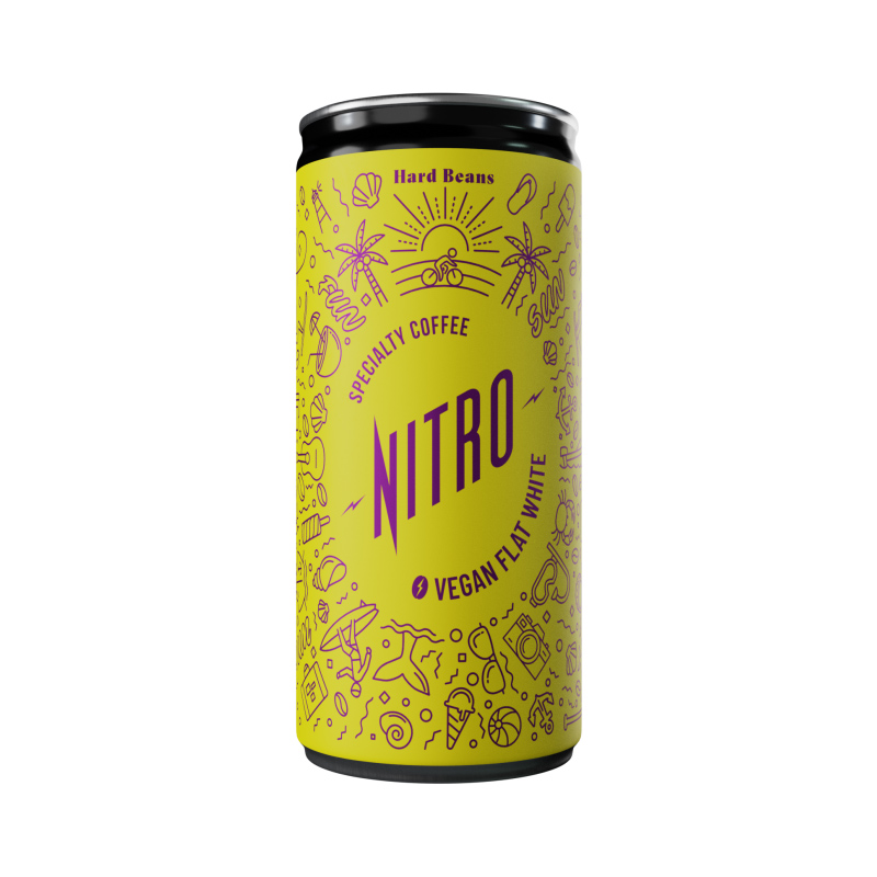 Hard Beans - Kawa Nitro Cold Brew Flat White 200 ml