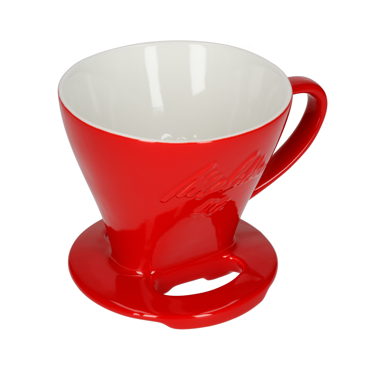 Melitta porcelanowy dripper do kawy 102 - Czerwony