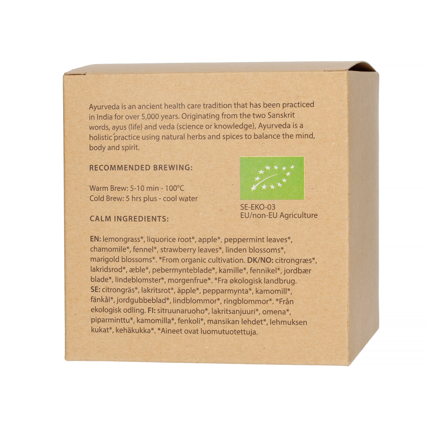 Teministeriet - Ayurveda Calm Organic - Loose Tea 50g