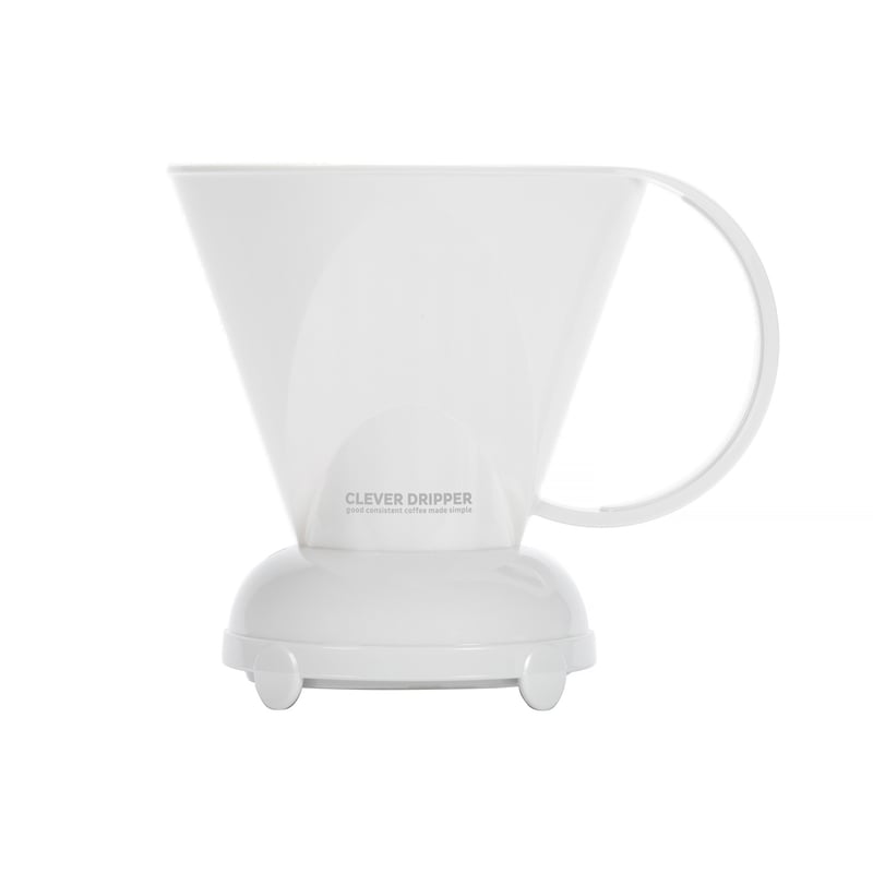Clever Dripper - Zaparzacz do kawy L 500ml biały + 100 filtrów