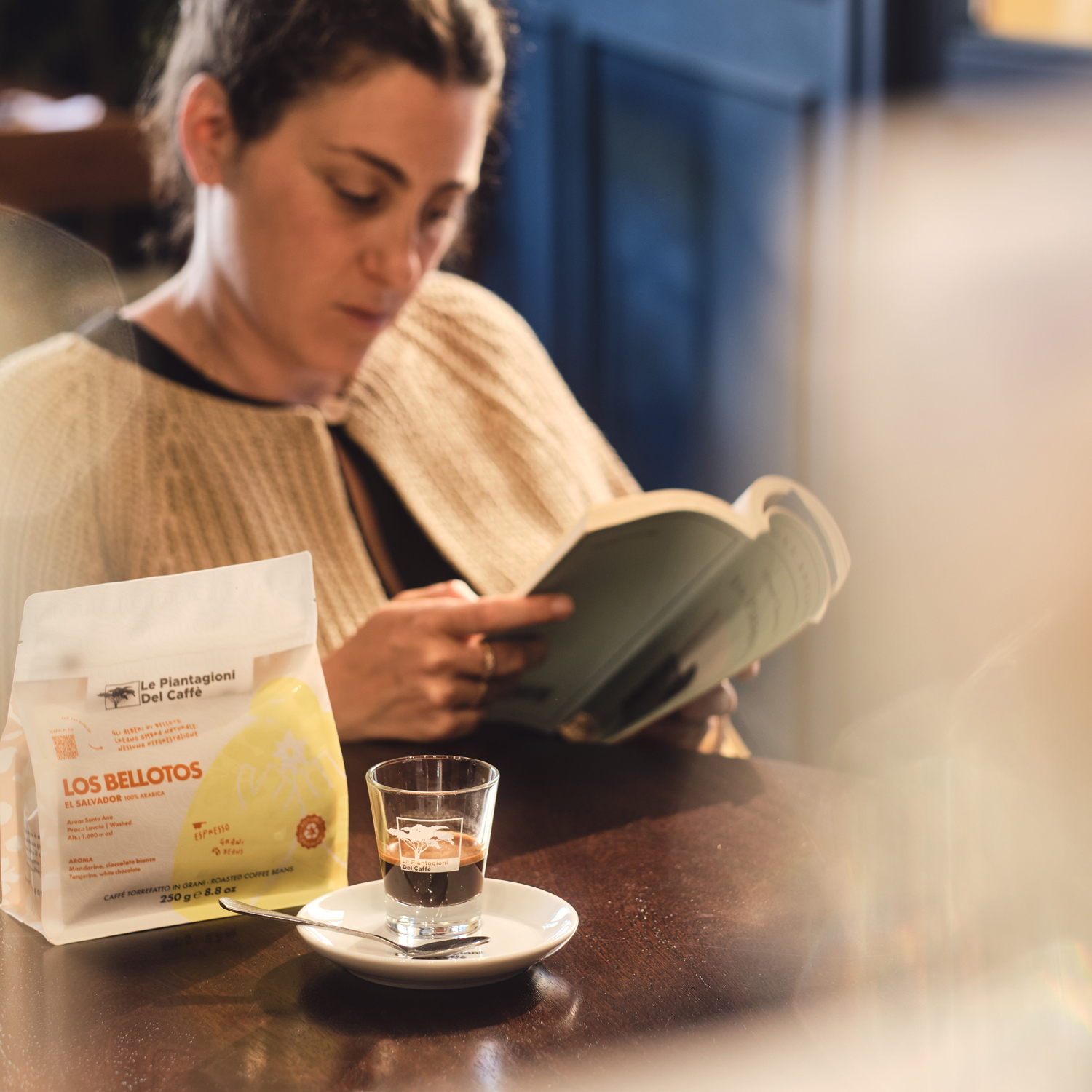 Le Piantagioni del Caffe - kawa ziarnista Salwador Los Bellotos Espresso 250g