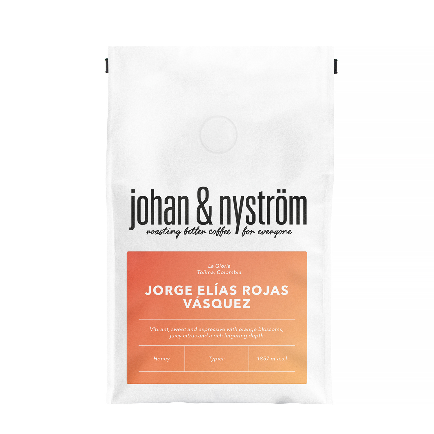Johan & Nystrom - kawa ziarnista Kolumbia Elias Rojas Honey Filter 250 g