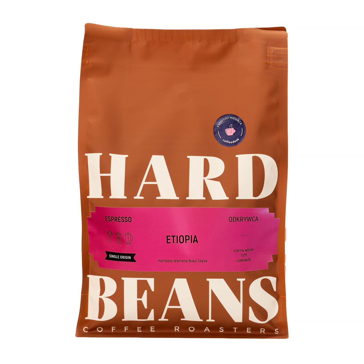 ESPRESSO OF THE MONTH: Hard Beans - Etiopia Hambela Wamena Buku Saysa Natural Espresso 250g