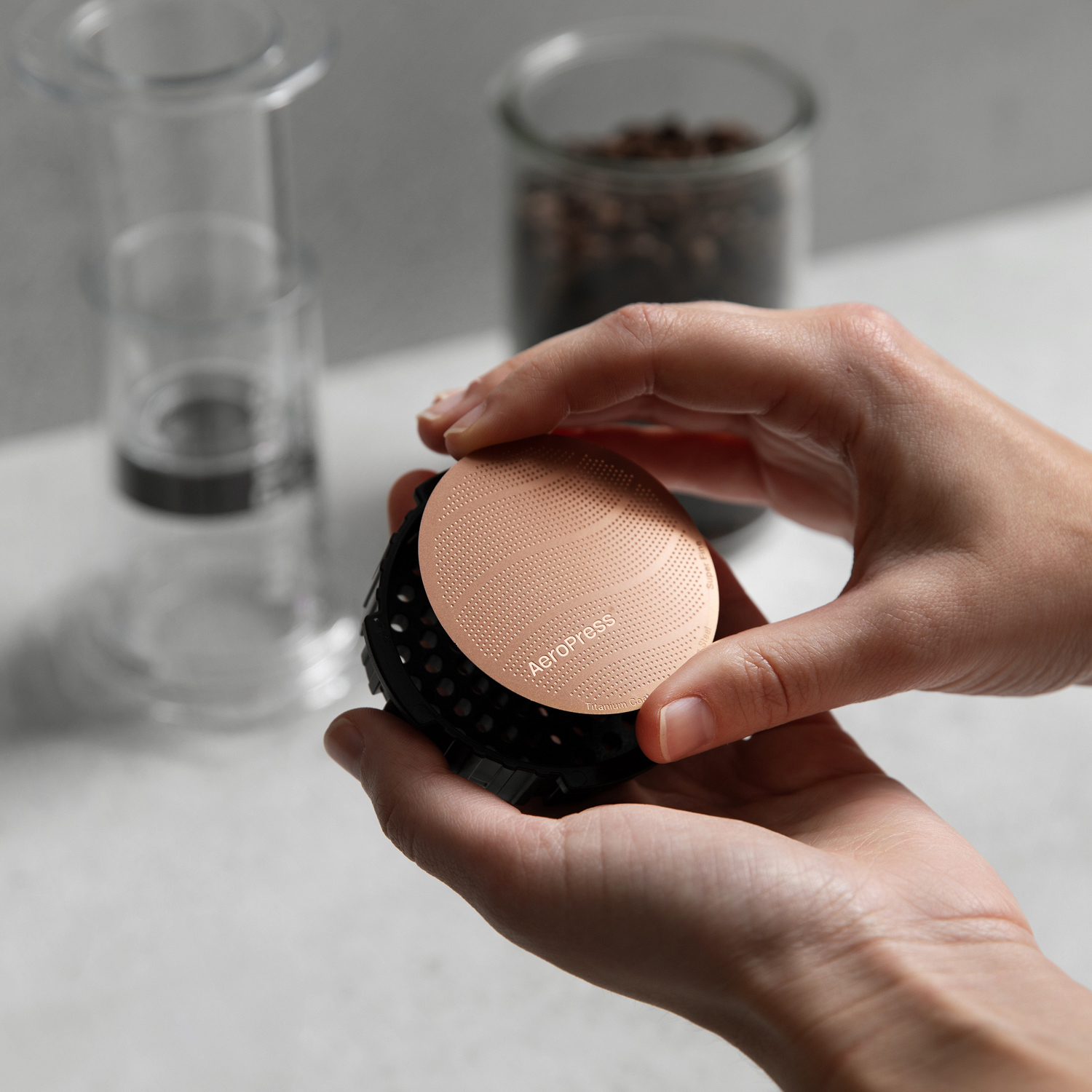 AeroPress - Złoty filtr ze stali nierdzewnej - Standard
