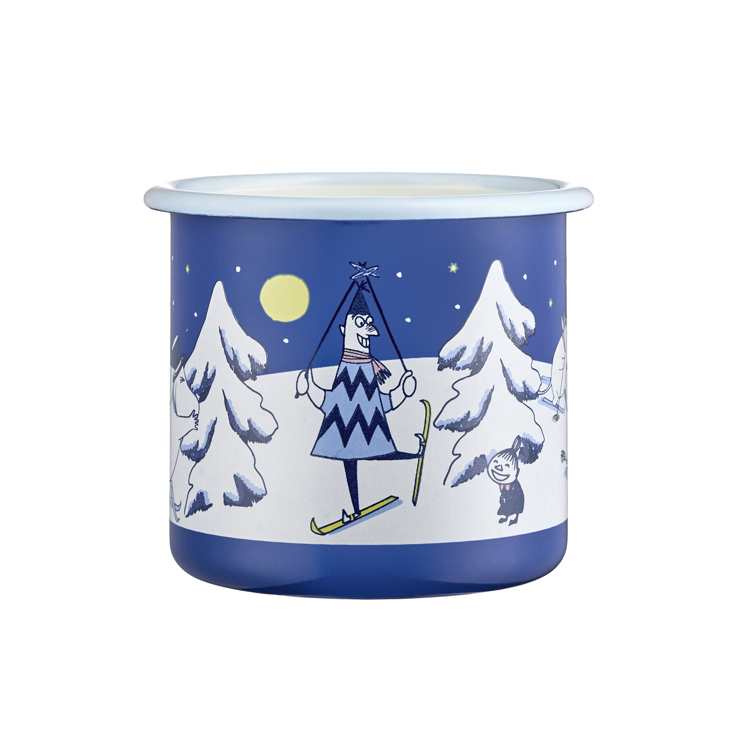 Moomin - kubek emaliowany Starry Night granatowy 370 ml
